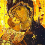 1100 - Madonna della tenerezza (Vladimirskaya) - Galleria Tret'jakov - Mosca  Le più belle Madonne