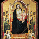 1306 - Madonna in trono - Giotto - Uffizi - Firenze Le più belle Madonne